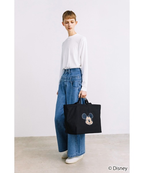 WCJ(ダブルシージェイ)の「【撥水】Disney / TOTE BAG(トートバッグ・レディース・アイボリー/ブラック/ブラウン・FREE)」の17枚目の写真