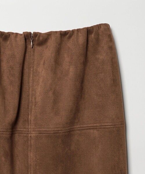 EMMEL REFINES（エメルリファインズ）の「＜EMMEL REFINES＞EM スウェードライク ステッチ Iラインスカート（スカート・レディース・ナチュラル/ダークブラウン・S/M）」の21枚目の写真