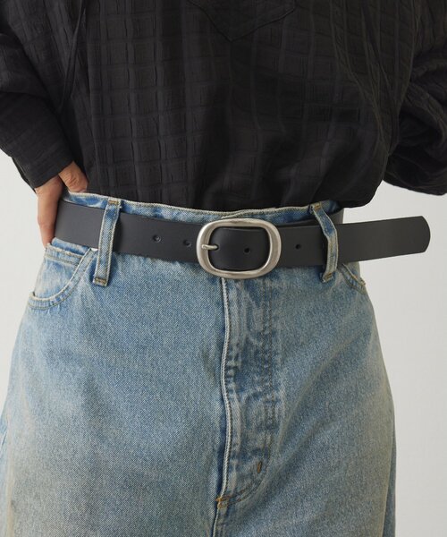 THE PAUSE（ザ ポーズ）の「【THE PAUSE】オーバルバックルベルト（ベルト・レディース・グレー系その他/ブラック・FREE）」の9枚目の写真