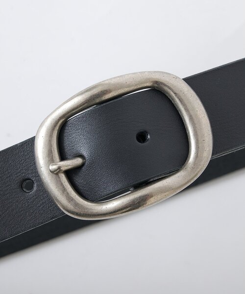 THE PAUSE（ザ ポーズ）の「【THE PAUSE】オーバルバックルベルト（ベルト・レディース・グレー系その他/ブラック・FREE）」の3枚目の写真