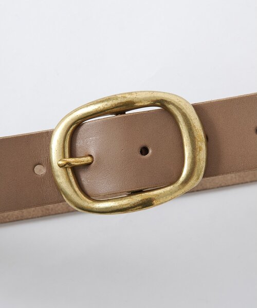 THE PAUSE（ザ ポーズ）の「【THE PAUSE】オーバルバックルベルト（ベルト・レディース・グレー系その他/ブラック・FREE）」の5枚目の写真