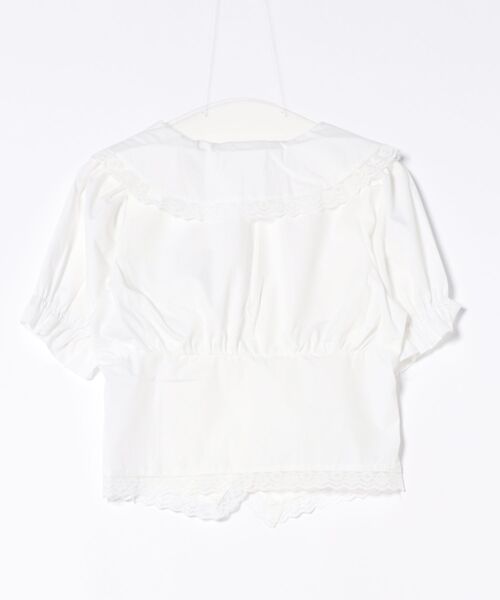 apres jour(アプレジュール)の「【French girly collection】レースフリル切り替えブラウス(シャツ/ブラウス・レディース・ブラック/ホワイト・X-LARGE/フリー)」の13枚目の写真