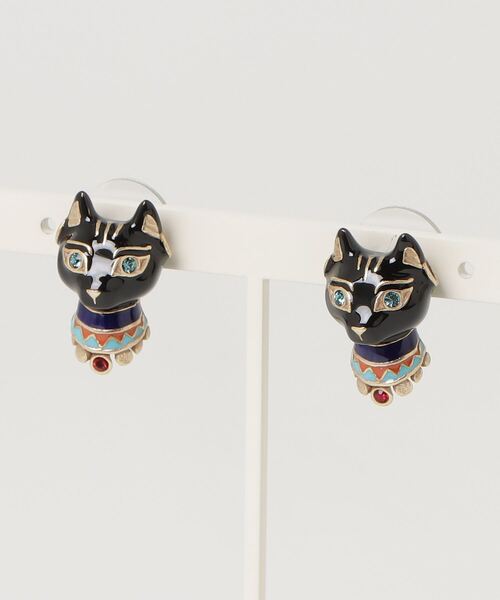 ANNA SUI ピアス　ネコ⁇ すぐ届く 国内発送 ANNASUI エジプトキャットモチーフ ピアス