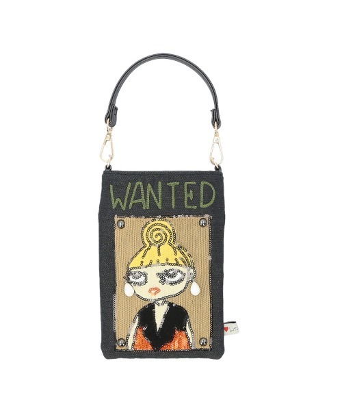 BACKYARD FAMILY(バックヤードファミリー)の「Lyre リタちゃん 2WAYスマホショルダーバッグ(ショルダーバッグ・レディース・レッド/ブラック・FREE)」の3枚目の写真