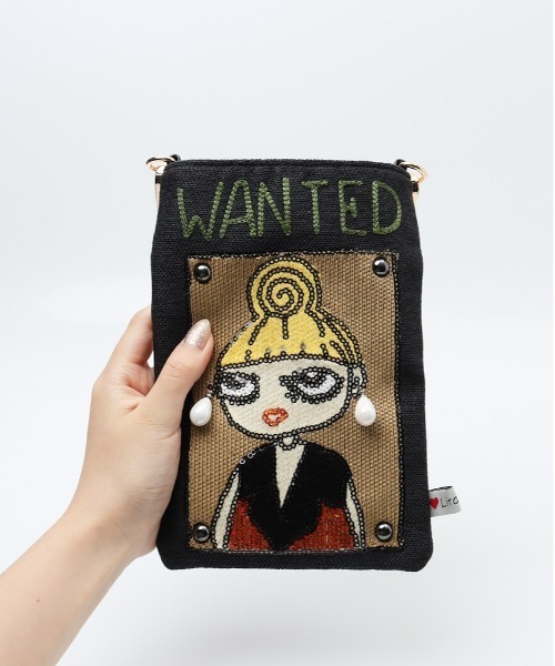 BACKYARD FAMILY(バックヤードファミリー)の「Lyre リタちゃん 2WAYスマホショルダーバッグ(ショルダーバッグ・レディース・レッド/ブラック・FREE)」の15枚目の写真