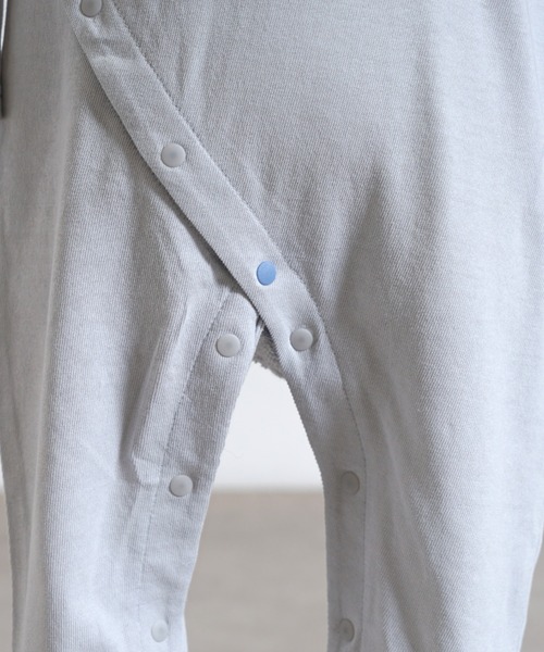 10mois(ディモワ)の「【10mois(ディモワ)】moonロンパース 70・80cm(ロンパース・キッズ・クリーム/ライトブルー・70cm/80cm)」の8枚目の写真