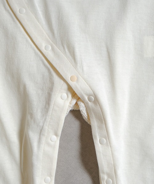 10mois(ディモワ)の「【10mois(ディモワ)】moonロンパース 70・80cm(ロンパース・キッズ・クリーム/ライトブルー・70cm/80cm)」の6枚目の写真