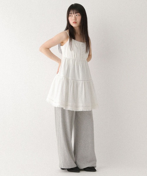 Heather(ヘザー)の「レースフリルキャミミニワンピース 581430(ワンピース・レディース・オフホワイト/ブラック系その他・FREE)」の18枚目の写真