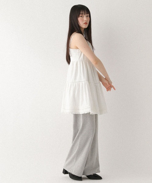 Heather(ヘザー)の「レースフリルキャミミニワンピース 581430(ワンピース・レディース・オフホワイト/ブラック系その他・FREE)」の19枚目の写真