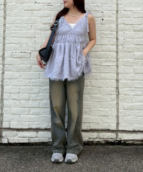 Another Branch olive des olive（アナザーブランチオリーブデオリーブ）の「【サイズ展開有】バギーデニムパンツ（デニムパンツ・レディース・ブラック/その他・SMALL/MEDIUM）」の11枚目の写真