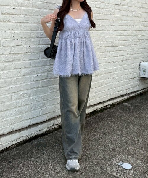 Another Branch olive des olive（アナザーブランチオリーブデオリーブ）の「【サイズ展開有】バギーデニムパンツ（デニムパンツ・レディース・ブラック/その他・SMALL/MEDIUM）」の12枚目の写真