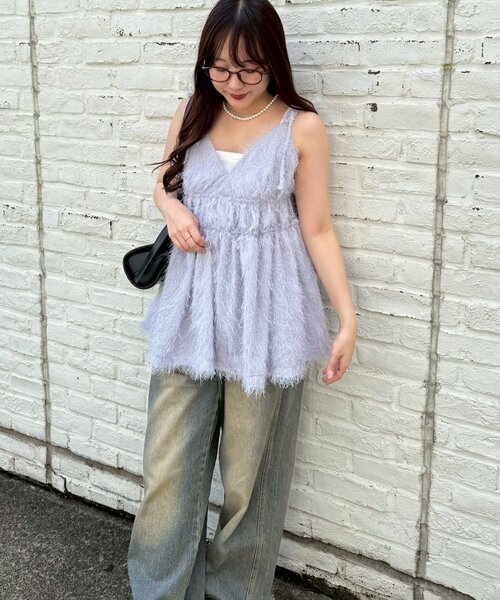 Another Branch olive des olive（アナザーブランチオリーブデオリーブ）の「【サイズ展開有】バギーデニムパンツ（デニムパンツ・レディース・ブラック/その他・SMALL/MEDIUM）」の13枚目の写真