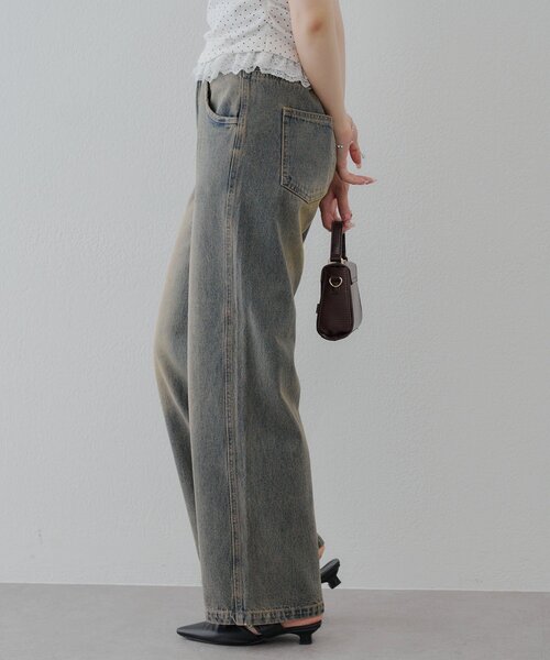 Another Branch olive des olive（アナザーブランチオリーブデオリーブ）の「【サイズ展開有】バギーデニムパンツ（デニムパンツ・レディース・ブラック/その他・SMALL/MEDIUM）」の18枚目の写真