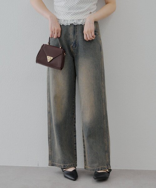 Another Branch olive des olive（アナザーブランチオリーブデオリーブ）の「【サイズ展開有】バギーデニムパンツ（デニムパンツ・レディース・ブラック/その他・SMALL/MEDIUM）」の20枚目の写真