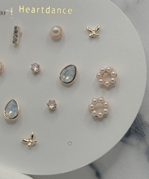 ドロップ6ペアセットピアス（ピアス（両耳用））｜Heartdance（ハート