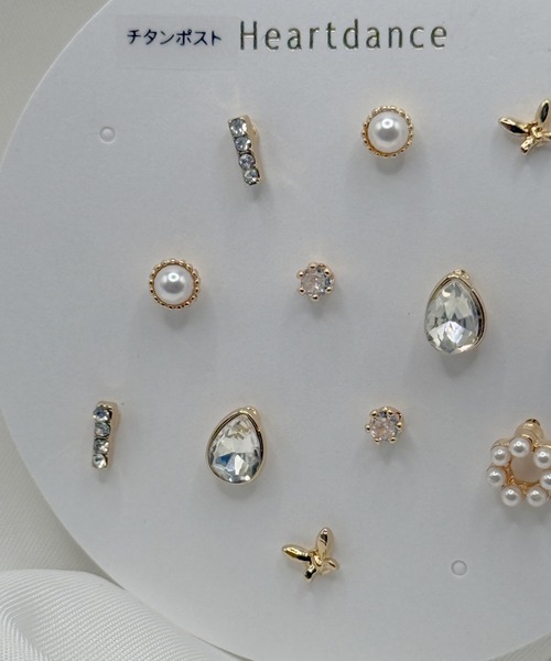 ピアスセット ドロップ6ペアセットピアス（ピアス（両耳用））｜Heartdance（ハート