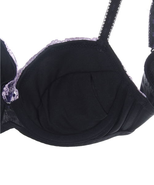 AMOSTYLE BY Triumph（アモスタイルバイトリンプ）の「 夢みるブラ＆ショーツセット【ABCDカップ】（3/4カップブラ） AMST1065 WHU + Hikini（ブラ&ショーツ・レディース・ブラック×パープル/ホワイト×イエロー/グリーン×ピンク/ローズ/スカイブルー/ベビーピンク・B65/A70/C75/D75/C80/B70/D70/D80/A75/D65/C70/B75/C65）」の16枚目の写真