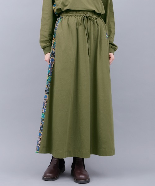 チチカカ（チチカカ）の「ドライ軽量ストレッチＵＶラインスカート（スカート・レディース・その他1/カーキ/ブラック・FREE）」の3枚目の写真