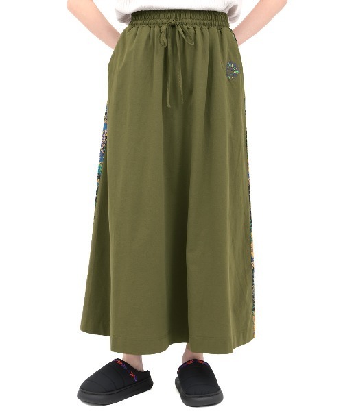 チチカカ（チチカカ）の「ドライ軽量ストレッチＵＶラインスカート（スカート・レディース・その他1/カーキ/ブラック・FREE）」の9枚目の写真