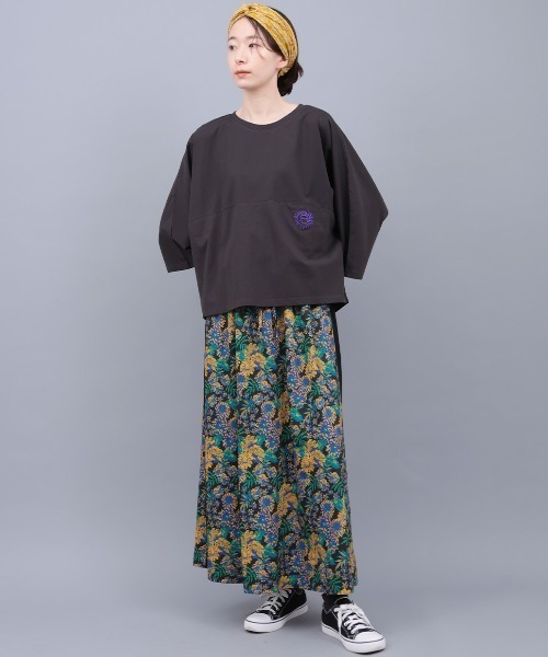 チチカカ（チチカカ）の「ドライ軽量ストレッチＵＶラインスカート（スカート・レディース・その他1/カーキ/ブラック・FREE）」の6枚目の写真