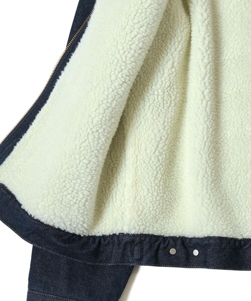 Wrangler（ラングラー）の「【別注】Wrangler / 24MJZ ボアジャケット（ブルゾン・メンズ・ブルー系その他3/ブラック・SMALL/LARGE/MEDIUM/X-LARGE）」の17枚目の写真