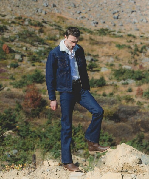 Wrangler（ラングラー）の「【別注】Wrangler / 24MJZ ボアジャケット（ブルゾン・メンズ・ブルー系その他3/ブラック・SMALL/LARGE/MEDIUM/X-LARGE）」の21枚目の写真