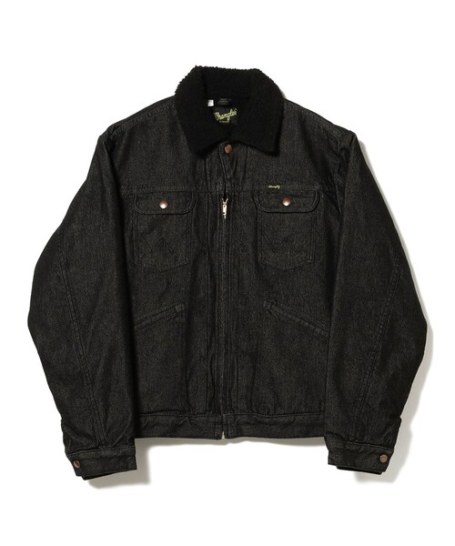 Wrangler（ラングラー）の「【別注】Wrangler / 24MJZ ボアジャケット（ブルゾン・メンズ・ブルー系その他3/ブラック・SMALL/LARGE/MEDIUM/X-LARGE）」の11枚目の写真