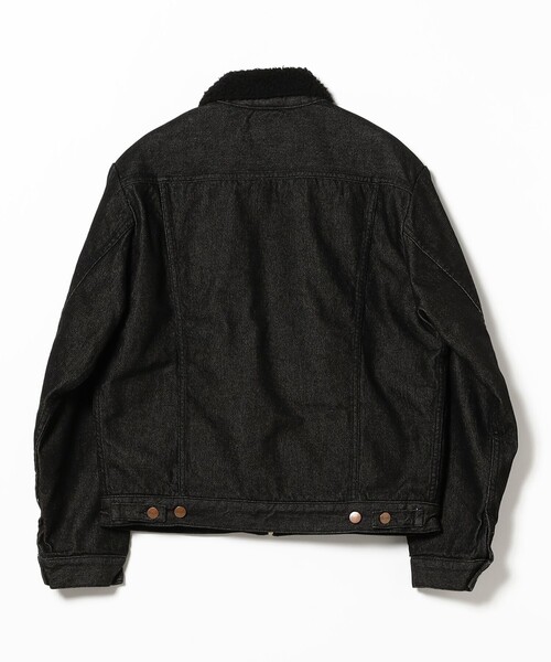 Wrangler（ラングラー）の「【別注】Wrangler / 24MJZ ボアジャケット（ブルゾン・メンズ・ブルー系その他3/ブラック・SMALL/LARGE/MEDIUM/X-LARGE）」の13枚目の写真