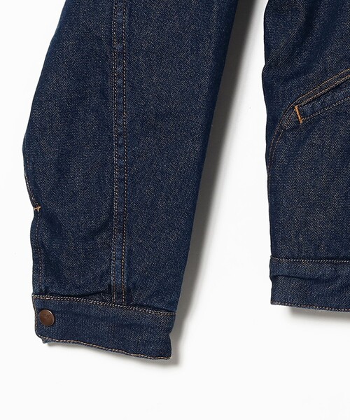 Wrangler（ラングラー）の「【別注】Wrangler / 24MJZ ボアジャケット（ブルゾン・メンズ・ブルー系その他3/ブラック・SMALL/LARGE/MEDIUM/X-LARGE）」の5枚目の写真