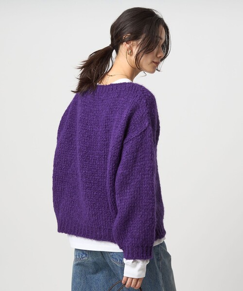 OAMC ASTRAL CREWNECK ニット セーター パープル OAMC ASTRAL CREWNECK ニット セーター パープル OAMC ASTRAL CREWNECK
