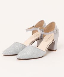 【Made in Japan】レース使いセパレートパンプス 241009