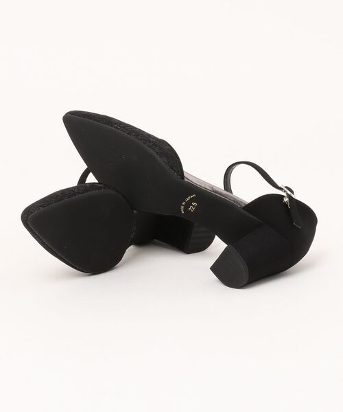 Parade（パレード）の「【Made in Japan】レース使いセパレートパンプス 241009（パンプス・レディース・ブラック/シルバー/ゴールド・23.0cm/23.5cm/24.0cm/24.5cm/22.5cm）」の5枚目の写真