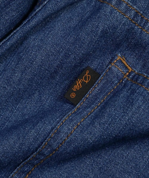The DUFFER of ST.GEORGE(ザダファーオブセントジョージ)の「6.2oz EASY WIDE DENIM:6.2オンス イージーワイドデニム(デニムパンツ・メンズ・ブルー・X-LARGE/LARGE/MEDIUM/SMALL)」の10枚目の写真
