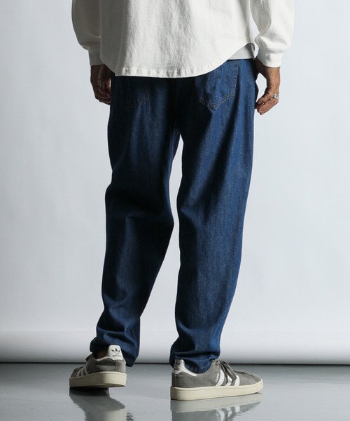 The DUFFER of ST.GEORGE(ザダファーオブセントジョージ)の「6.2oz EASY WIDE DENIM:6.2オンス イージーワイドデニム(デニムパンツ・メンズ・ブルー・X-LARGE/LARGE/MEDIUM/SMALL)」の5枚目の写真