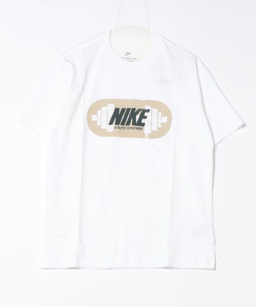 NIKE(ナイキ)の「《NIKEアパレル》ASMNKTEEM90GYMHERITAGE(Tシャツ/カットソー・メンズ・ホワイト/グレー・2XL/L/M/S/XL)」の1枚目の写真
