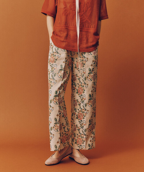 セール】Freada/フリーダ 花ジャガードワイドパンツ（その他パンツ