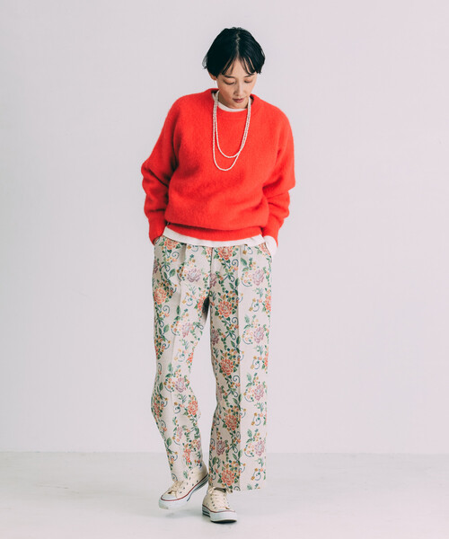 セール】Freada/フリーダ 花ジャガードワイドパンツ（その他パンツ