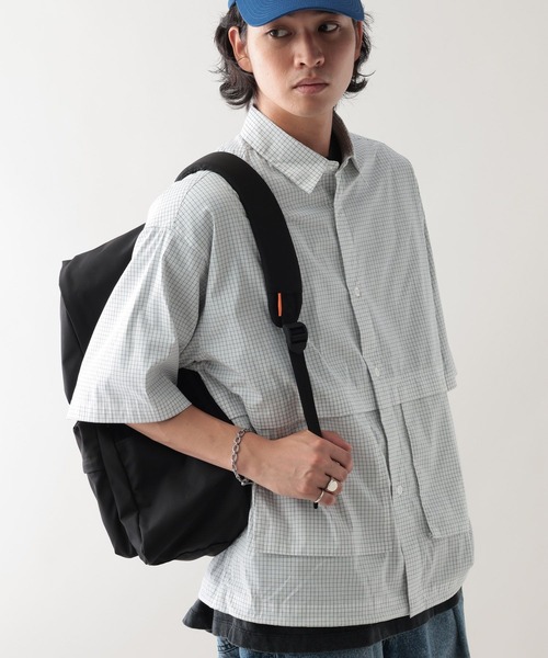 UNIVERSAL OVERALL（ユニバーサルオーバーオール）の「【UNIVERSAL OVERALL】別注デイパック/バックパック（バックパック/リュック・メンズ・ブラック/ベージュ系その他2・FREE）」の7枚目の写真