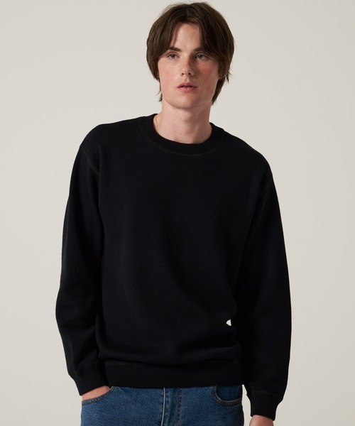 Eddie Bauer（エディーバウアー）の「ミラノリブ クルーニット（ニット/セーター・メンズ・ボルドー/グリーン/ブラック・S/M/L/XL/XXL）」の2枚目の写真