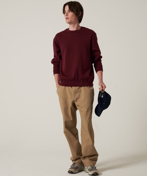 Eddie Bauer（エディーバウアー）の「ミラノリブ クルーニット（ニット/セーター・メンズ・ボルドー/グリーン/ブラック・S/M/L/XL/XXL）」の6枚目の写真