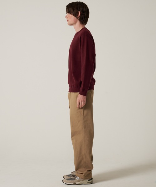 Eddie Bauer（エディーバウアー）の「ミラノリブ クルーニット（ニット/セーター・メンズ・ボルドー/グリーン/ブラック・S/M/L/XL/XXL）」の7枚目の写真