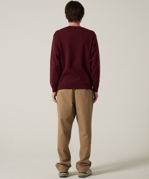 Eddie Bauer（エディーバウアー）の「ミラノリブ クルーニット（ニット/セーター・メンズ・ボルドー/グリーン/ブラック・S/M/L/XL/XXL）」の8枚目の写真