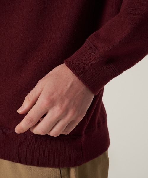 Eddie Bauer（エディーバウアー）の「ミラノリブ クルーニット（ニット/セーター・メンズ・ボルドー/グリーン/ブラック・S/M/L/XL/XXL）」の13枚目の写真