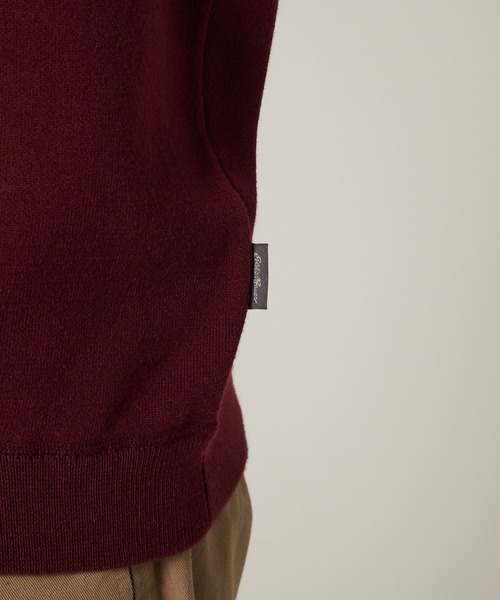 Eddie Bauer（エディーバウアー）の「ミラノリブ クルーニット（ニット/セーター・メンズ・ボルドー/グリーン/ブラック・S/M/L/XL/XXL）」の14枚目の写真