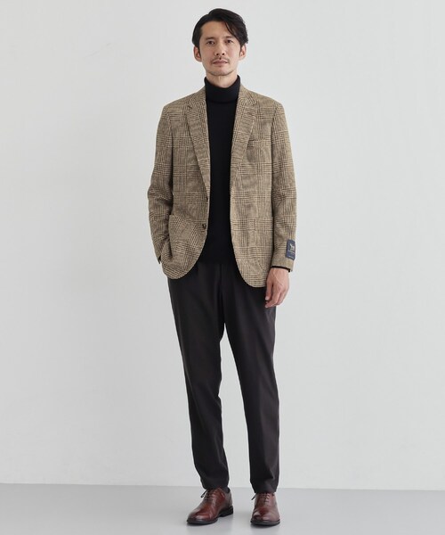 TAKEO KIKUCHI(タケオキクチ)の「グレンチェックプリント ジャージ ジャケット(テーラードジャケット・メンズ・ブルー系その他3/ベージュ系その他2・03/02/04)」の22枚目の写真