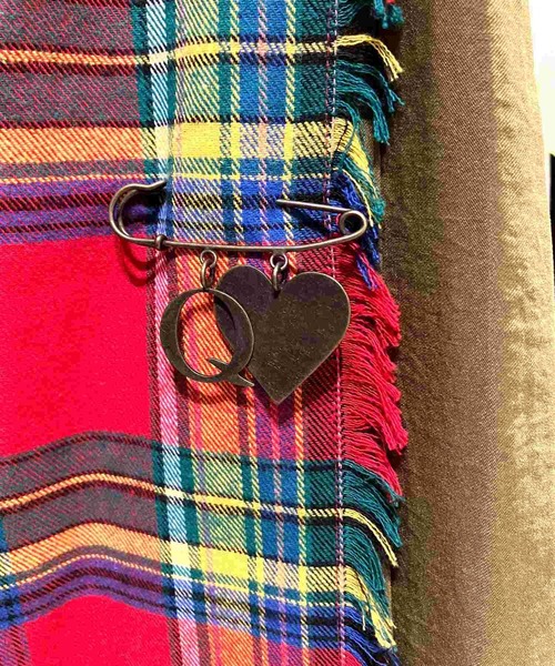 Q(キュー)の「タータンチェックラップスカート(スカート・レディース・レッド系その他/ブルー系その他・MEDIUM)」の20枚目の写真