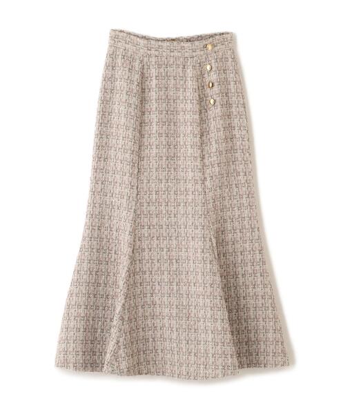 PROPORTION BODY DRESSING（プロポーションボディドレッシング）の「ラメツイードマーメイドスカート / 1215220916（スカート・レディース・ブラック/ピンク・SMALL/P/S/MEDIUM）」の9枚目の写真