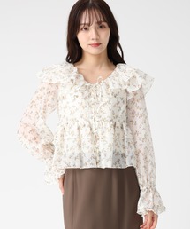 31 Sons de mode | 2025秋冬新作 レースフリルリボンブラウス(シャツ/ブラウス)