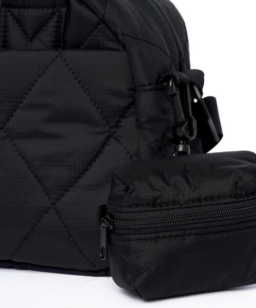 セール】撥水 キルティングミニダッフルバッグ イヤホンポーチ付き