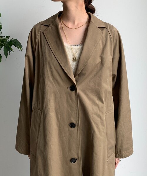 DouDou(ドゥドゥ)の「ライナー付ロングトレンチコート(その他アウター・レディース・ブラック/ベージュ・FREE)」の22枚目の写真